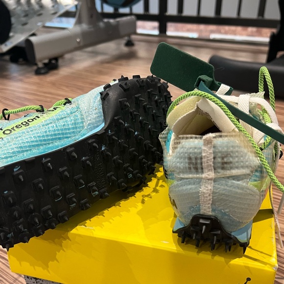 Nike X Off-White Waffle Racer SP Vivid Sky size 7 - Picture 4 of 10